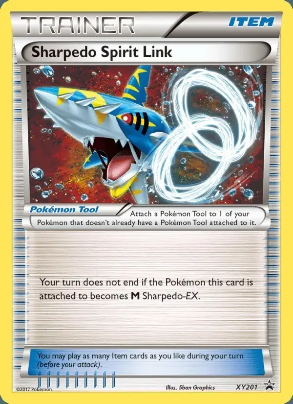 Sharpedo Spirit Link #XY201 XY Black Star Promos PSA 10