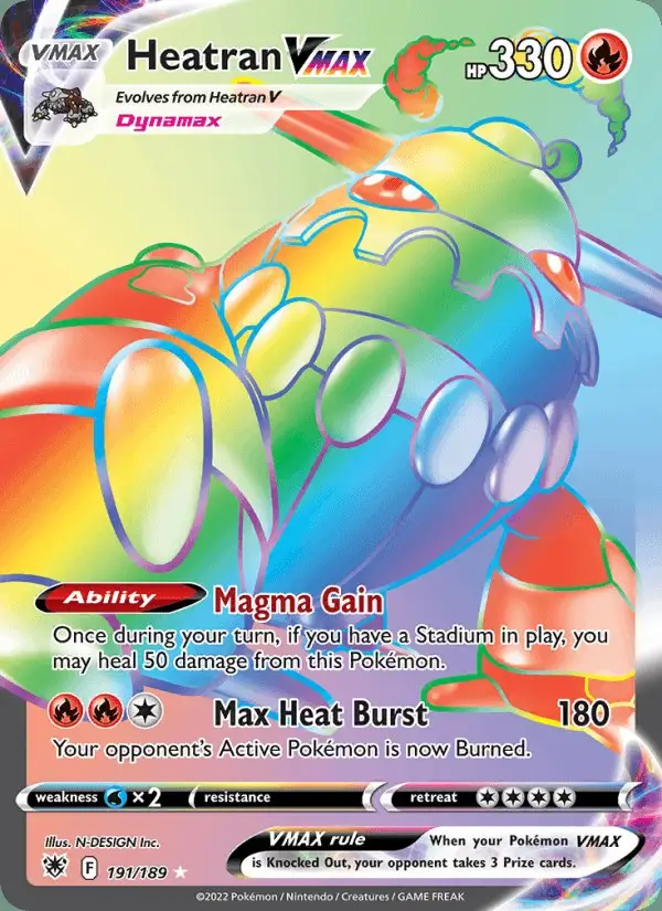 Heatran VMAX #191 Astral Radiance PSA 10