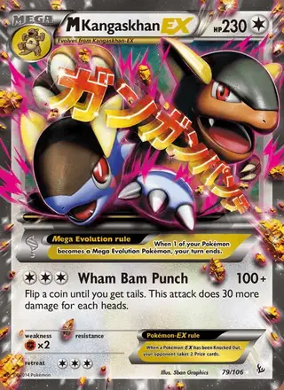 M Kangaskhan EX #79 Flashfire PSA 10