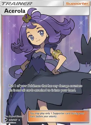 Acerola #142 Burning Shadows PSA 10
