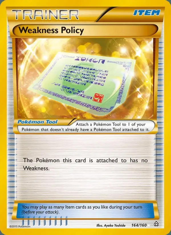 Weakness Policy #164 Primal Clash PSA 10
