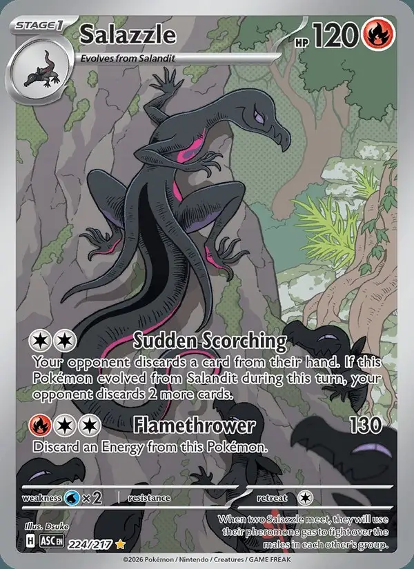 Salazzle #224 Ascended Heroes PSA 10