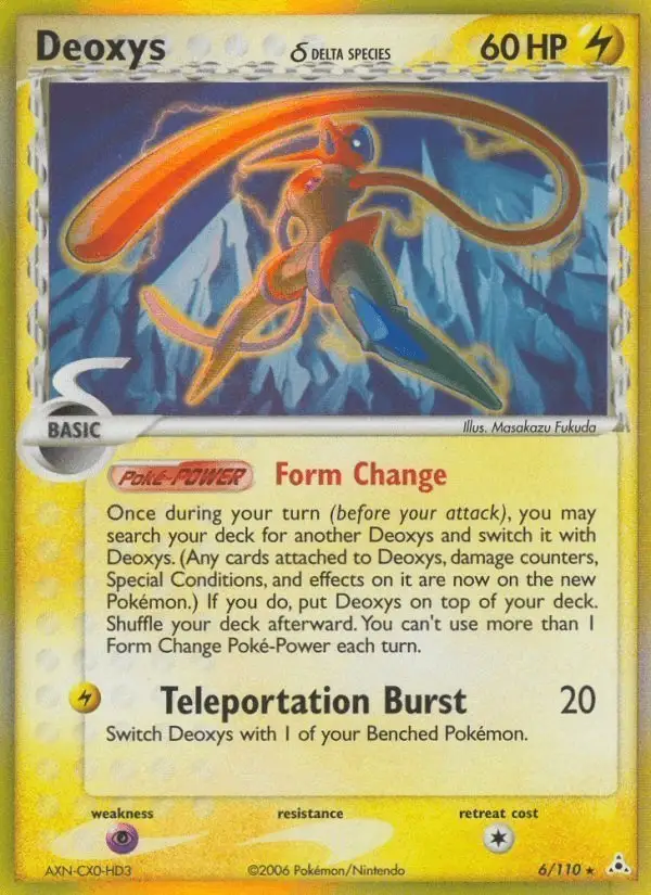 Deoxys δ #6 Holon Phantoms PSA 10
