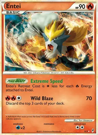 Entei #SL3 Call of Legends PSA 10