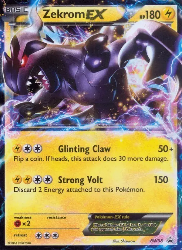Zekrom-EX #BW38 BW Black Star Promos PSA 10