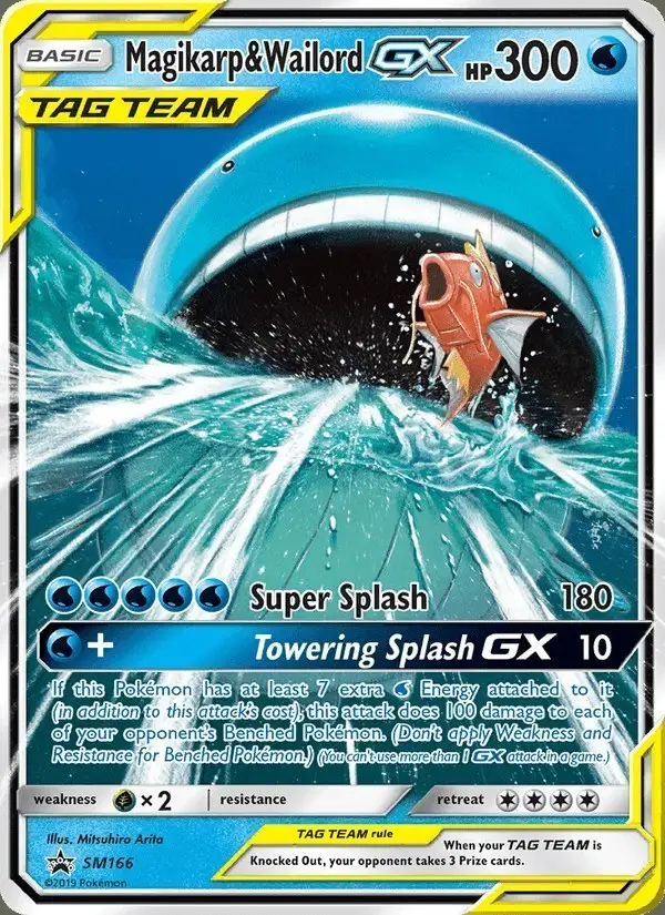 Magikarp & Wailord GX #SM166 SM Black Star Promos PSA 10