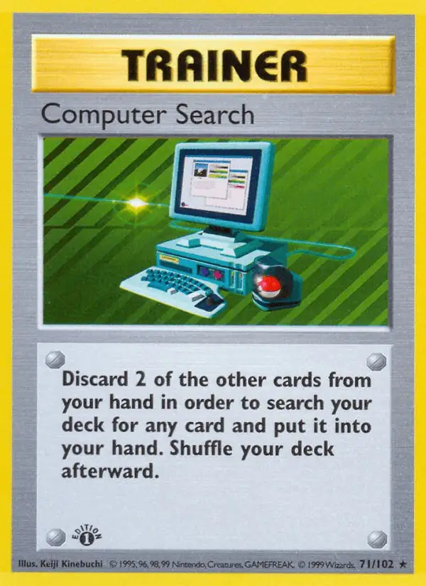 Computer Search #71 Base Set PSA 10