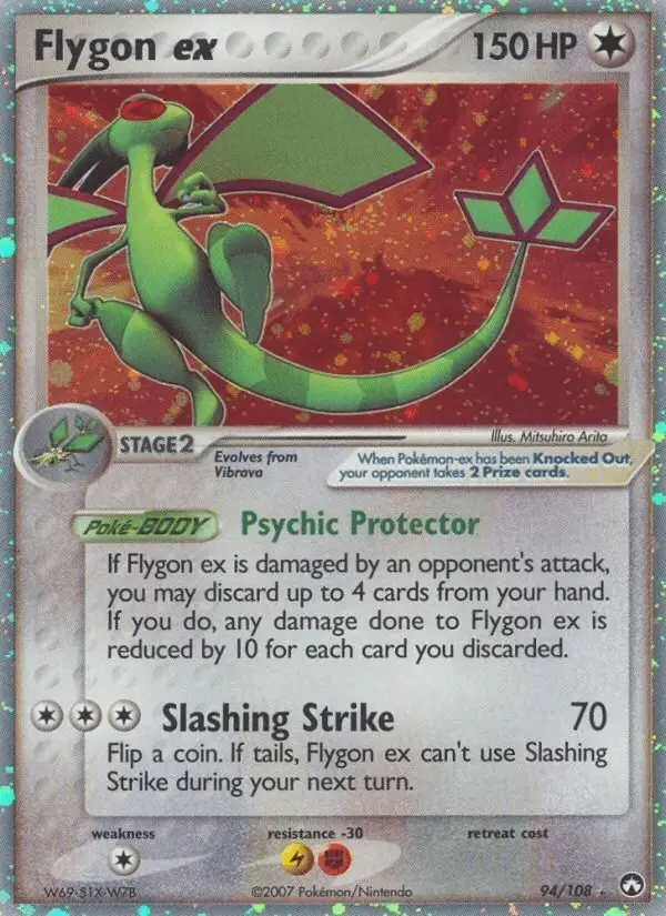 Flygon ex #94 Power Keepers PSA 10