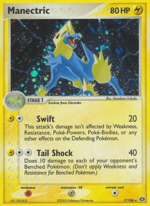 Manectric #7 Emerald PSA 10
