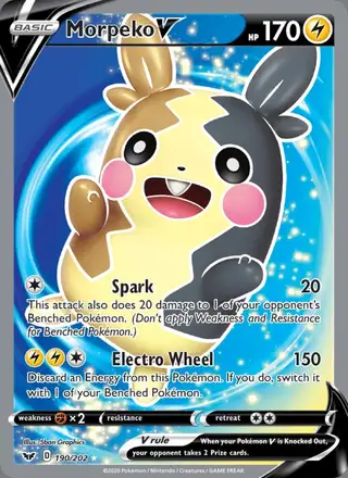 Morpeko V #190 Sword & Shield PSA 10