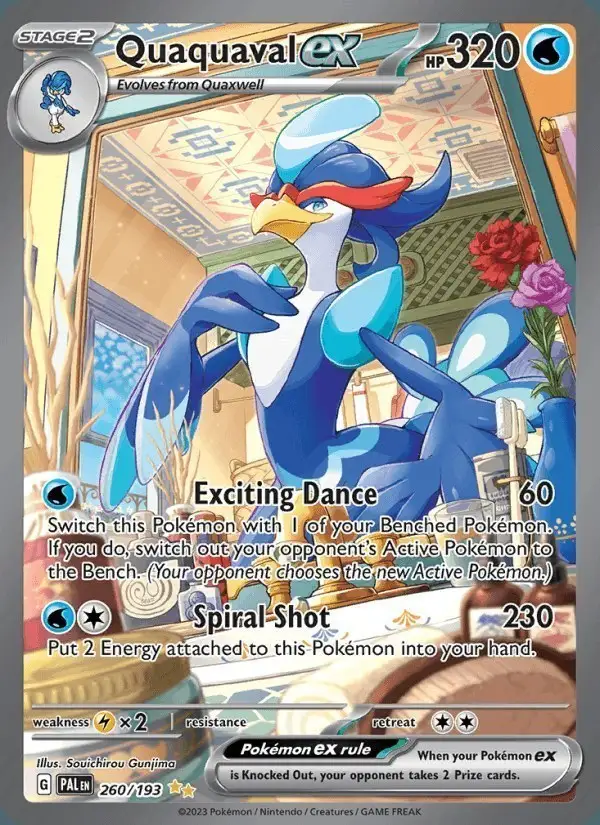 Quaquaval ex #260 Paldea Evolved PSA 10