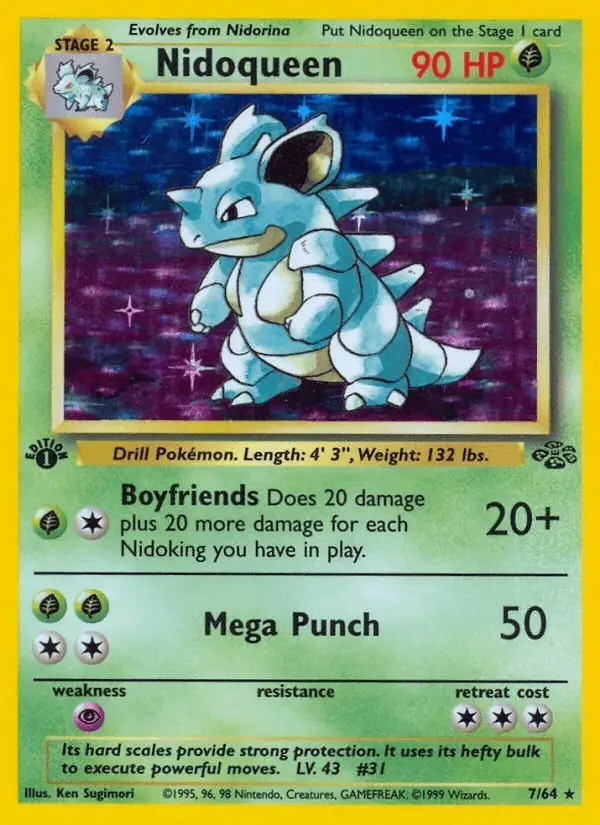 Nidoqueen #7 Jungle PSA 10