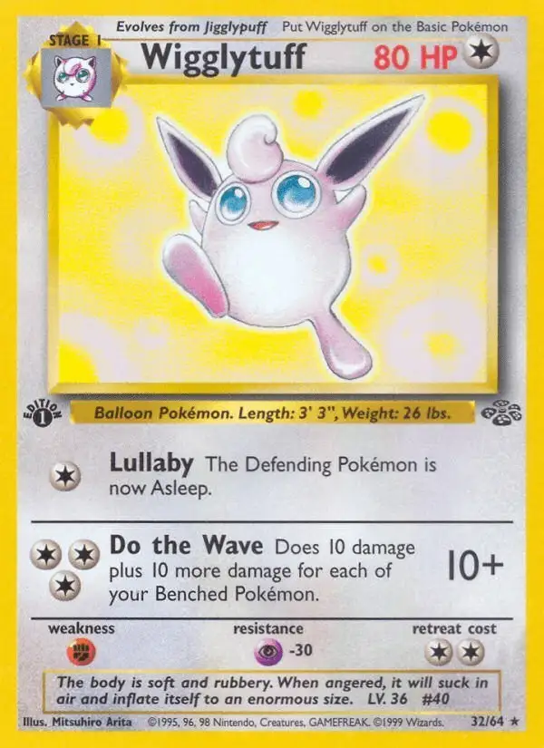 Wigglytuff #32 Jungle PSA 10