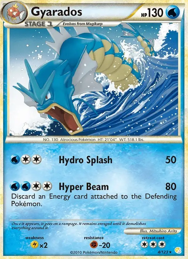 Gyarados #4 HeartGold SoulSilver PSA 10