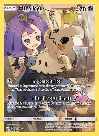 Mimikyu #245 Cosmic Eclipse PSA 10
