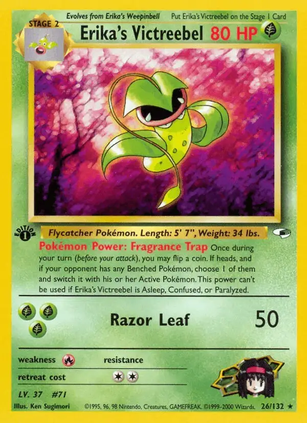 Erika's Victreebel #26 Gym Heroes PSA 10