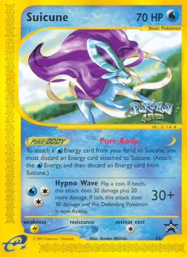 Suicune #53 Wizards Black Star Promos PSA 10