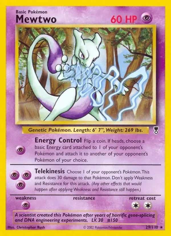 Mewtwo #29 Legendary Collection PSA 10