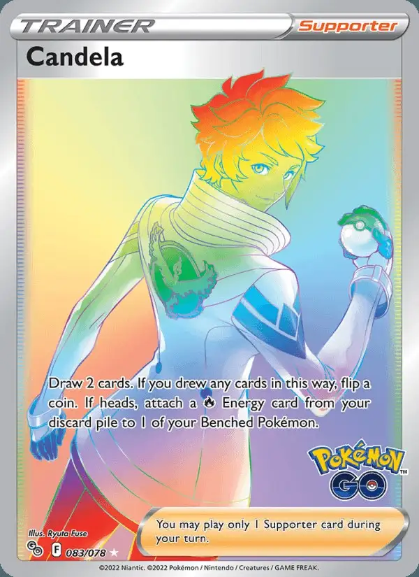 Candela #083 Pokémon GO PSA 10