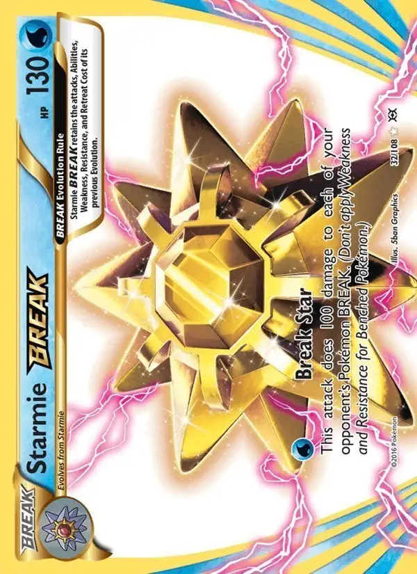 Starmie BREAK #32 Evolutions PSA 10