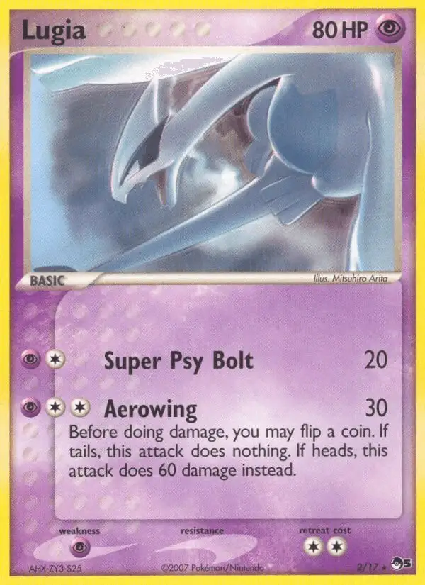 Lugia #2 POP Series 5 PSA 10