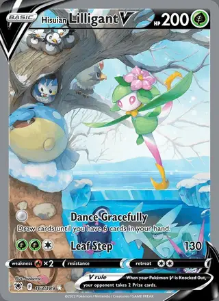 Hisuian Lilligant V #163 Astral Radiance PSA 10