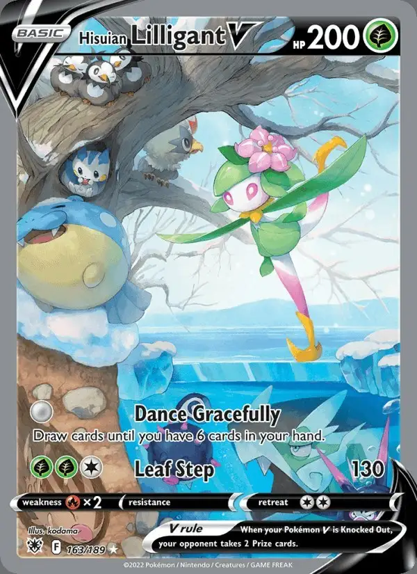 Hisuian Lilligant V #163 Astral Radiance PSA 10