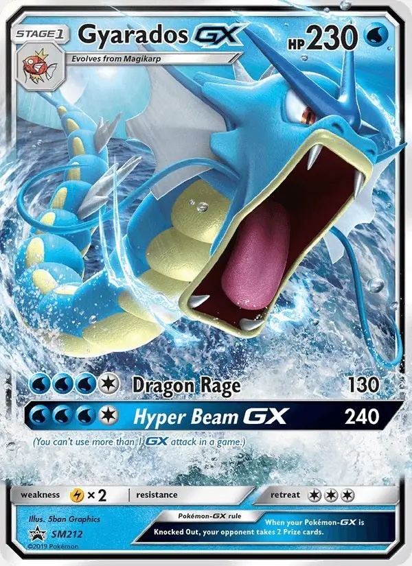 Gyarados GX #SM212 SM Black Star Promos PSA 10