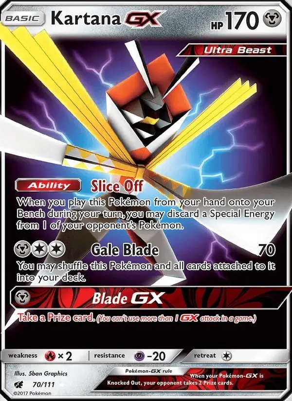 Kartana GX #70 Crimson Invasion PSA 10