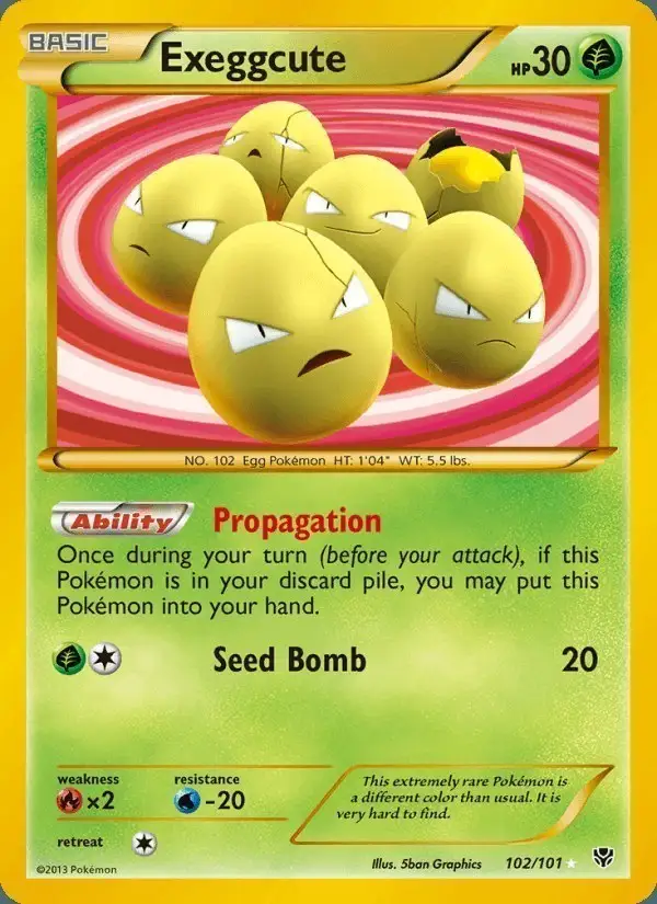 Exeggcute #102 Plasma Blast PSA 10