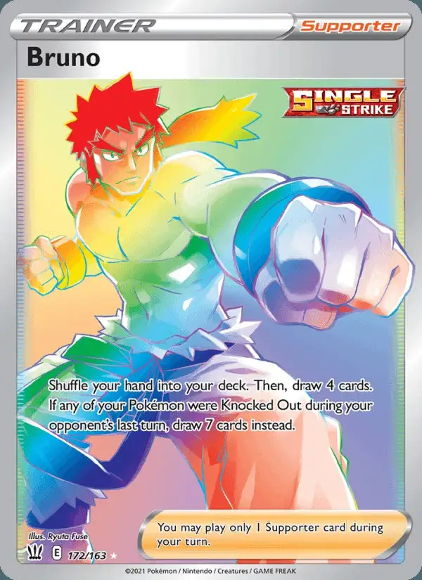Bruno #172 Battle Styles PSA 10