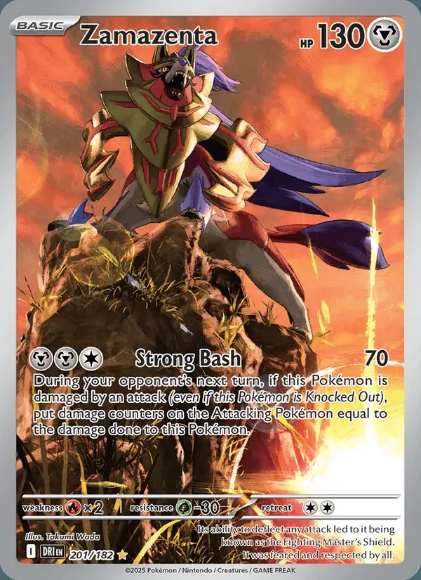 Zamazenta #201 Destined Rivals PSA 10