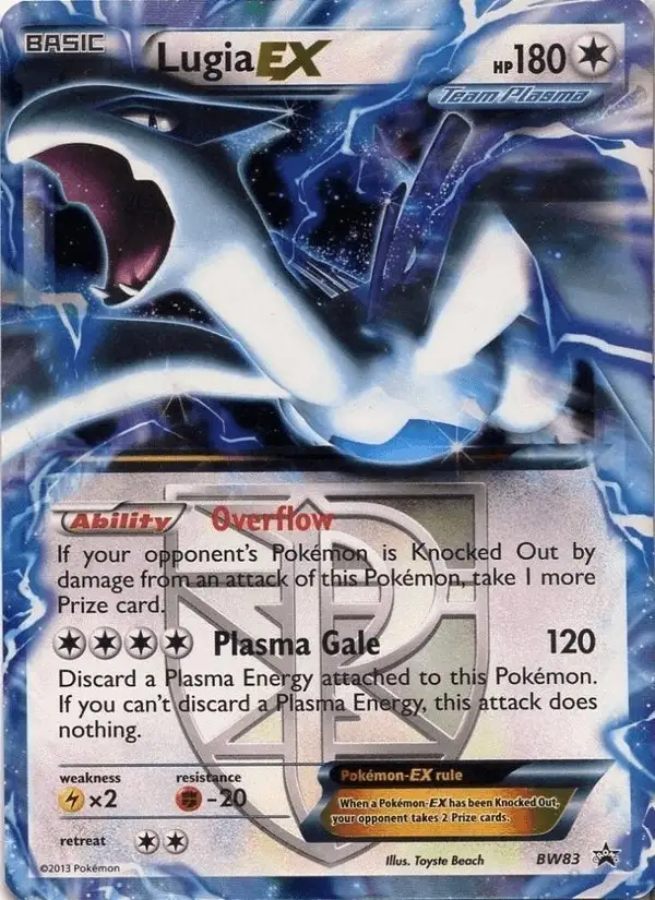 Lugia-EX #BW83 BW Black Star Promos PSA 10
