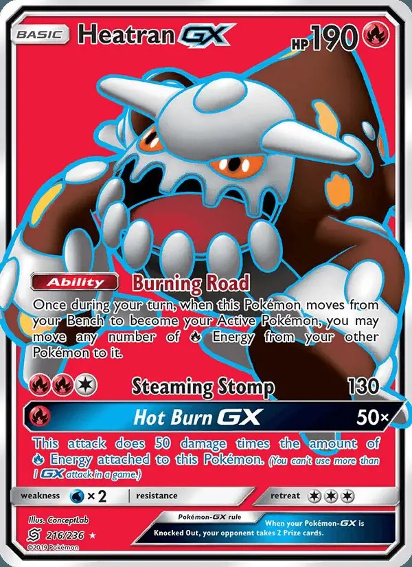 Heatran GX #216 Unified Minds PSA 10