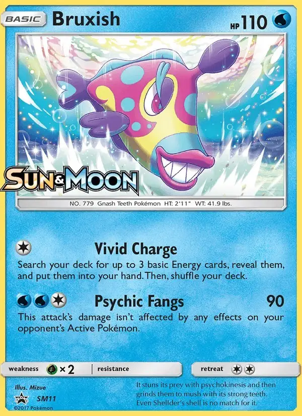 Bruxish #SM11 SM Black Star Promos PSA 10