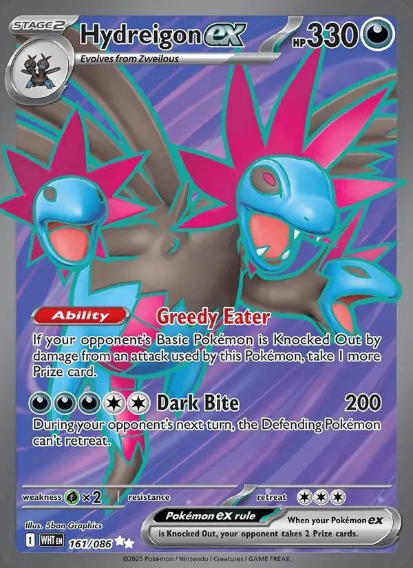 Hydreigon ex #161 White Flare PSA 10