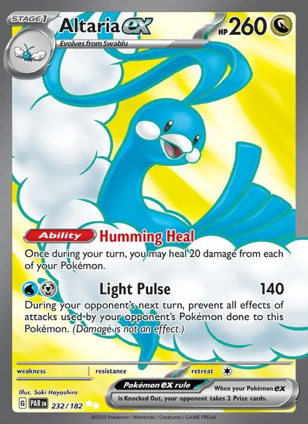 Altaria ex #232 Paradox Rift PSA 10