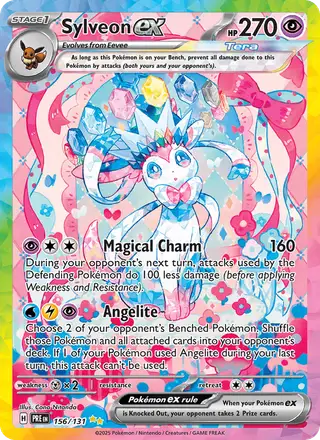 Sylveon ex #156 Prismatic Evolutions PSA 10