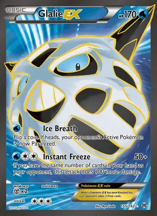 Glalie EX #155 BREAKthrough PSA 10