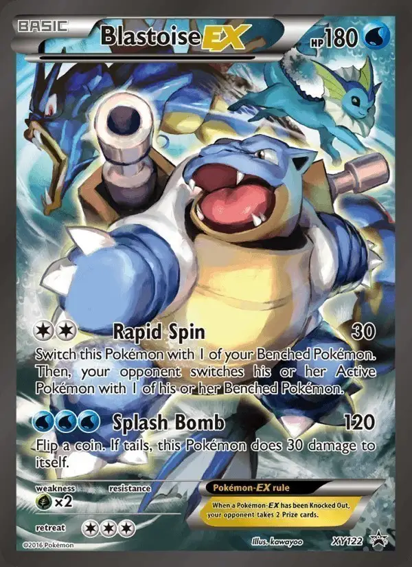 Blastoise EX #XY122 XY Black Star Promos PSA 10