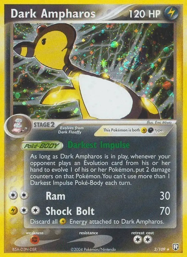 Dark Ampharos #2 Team Rocket Returns PSA 10