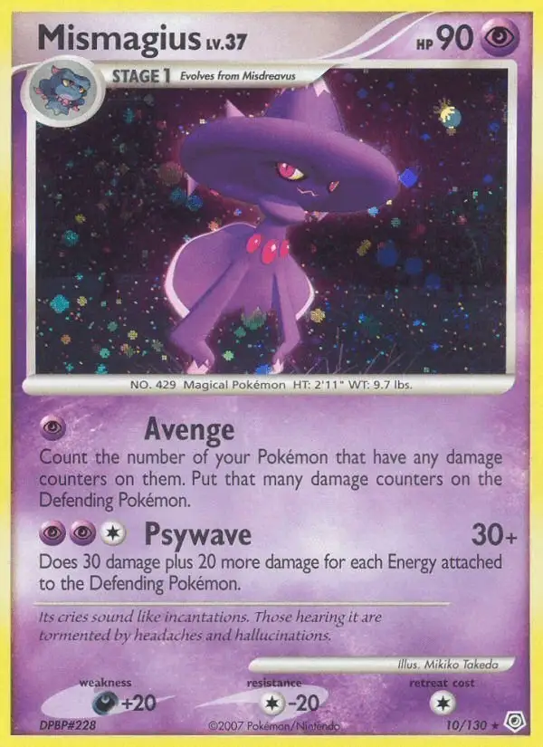 Mismagius #10 Diamond & Pearl PSA 10