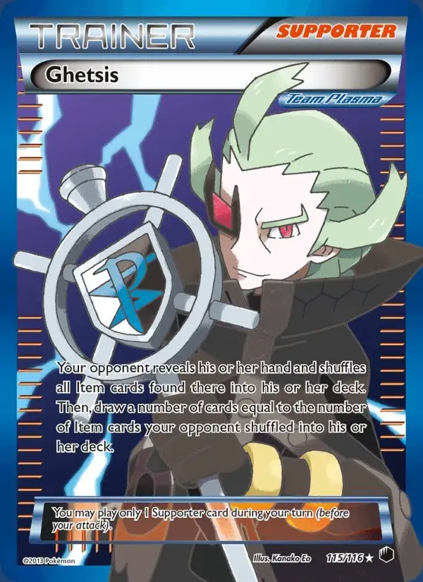 Ghetsis #115 Plasma Freeze PSA 10