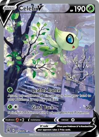 Celebi V (Full Art) #245 Fusion Strike PSA 10