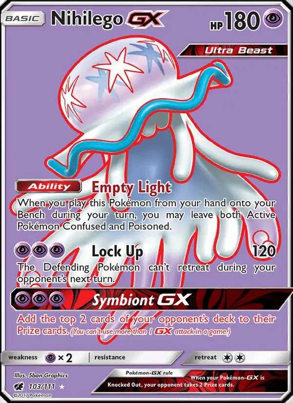 Nihilego GX #103 Crimson Invasion PSA 10