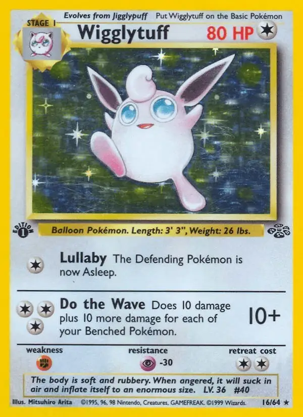 Wigglytuff #16 Jungle PSA 10
