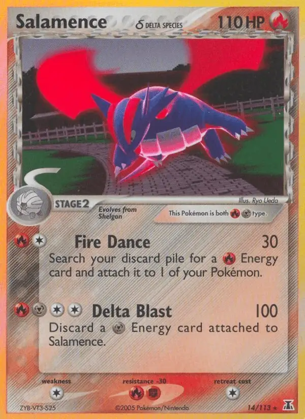 Salamence δ #14 Delta Species PSA 10