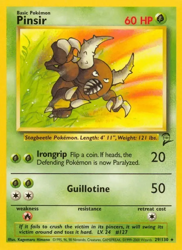 Pinsir #29 Base Set 2 PSA 10