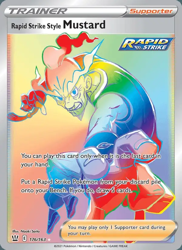 Rapid Strike Style Mustard #176 Battle Styles PSA 10