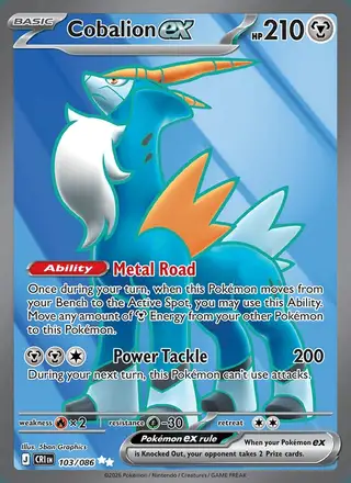 Cobalion ex #103 Chaos Rising PSA 10